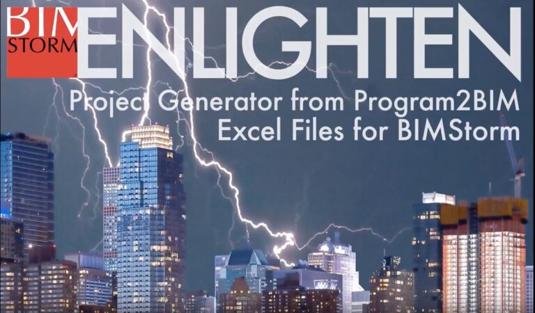 Project Generator Excel Files for BIMStorm