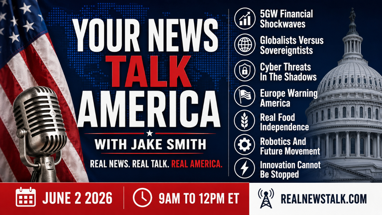 Your News Talk America, June 2, 2026: cyber security, markets, and next gen transportation with guest host General Holt.