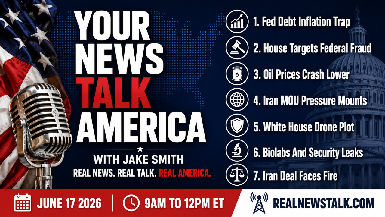 Your News Talk America June 17 2026 show notes: Fed rate decision, US Iran oil deal, FBI foiled White House UFC drone plot.