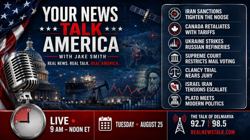 YNTA August 25, 2026: Lindsay Clancy trial, Iran sanctions, Netanyahu assassination claim, Canada tariffs