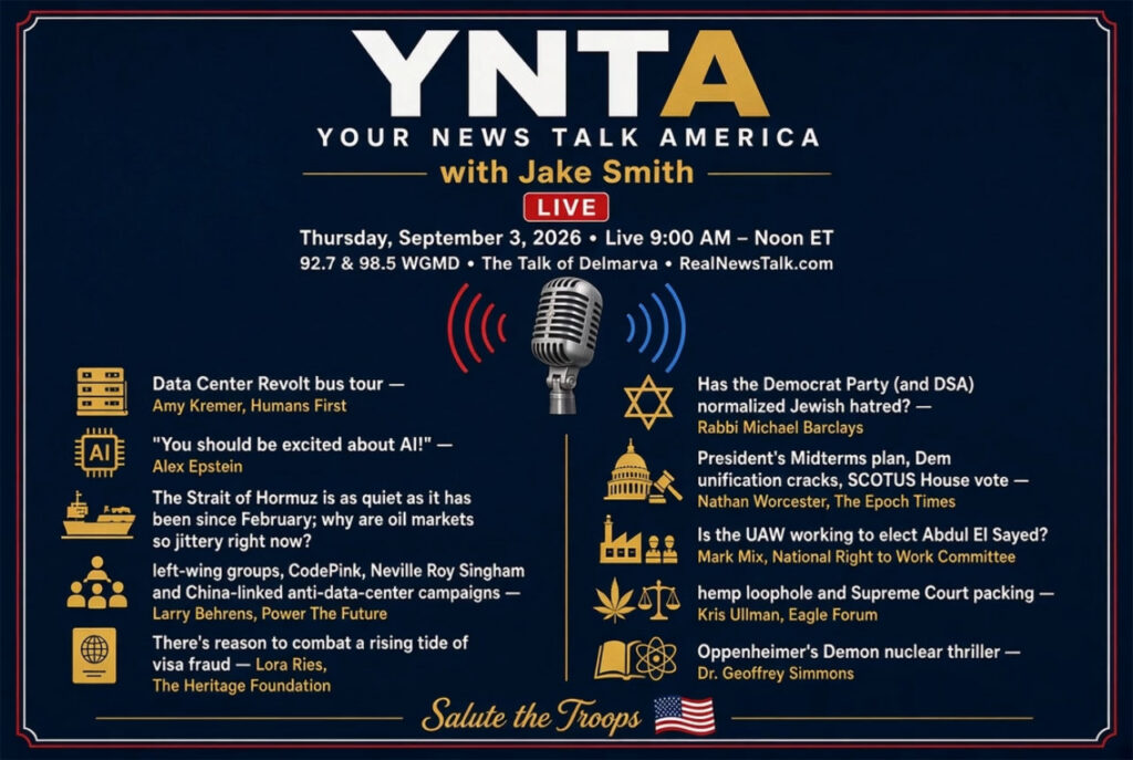 YNTA September 3 2026: AI data centers, visa fraud, Democrat antisemitism debate